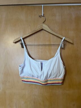 NWT Maternity Colorful Striped two Piece Swimsuit